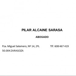 PILAR ALCAINE abogado
